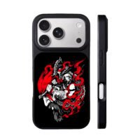 Kratos God of War battle art iPhone 17 Pro Max Black Case