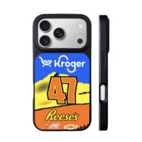 Kroger Reeses 47 NASCAR JTG Chevy iPhone 17 Pro Max Black Case
