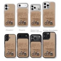KTM dirt bike Ready To Race mud art Chris Brown Phone Case Black Electroplated Silver For Iphone 11 To 17