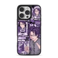 Kuboyasu purple glasses anime print Phone Case for iPhone 11-17 & Samsung Galaxy S24-S26