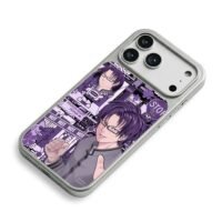 Kuboyasu purple glasses anime print iPhone 17 Pro Max Electroplated Silver Case2