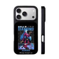 Kula Diamond King of Fighters art iPhone 17 Pro Max Black Case