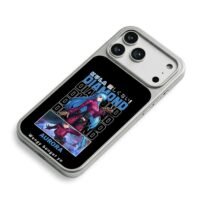 Kula Diamond King of Fighters art iPhone 17 Pro Max Electroplated Silver Case2
