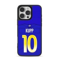 Kupp 10 LA Rams football jersey iPhone 16 Pro Max Black Case