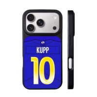 Kupp 10 LA Rams football jersey iPhone 17 Pro Max Black Case