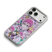 Kusuo Saiki anime sticker collage iPhone 17 Pro Max Electroplated Silver Case2