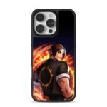 Kyo Kusanagi KOF with fiery ring Phone Case for iPhone 11-17 & Samsung Galaxy S24-S26