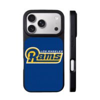 LA Rams NFL team logo blue background iPhone 17 Pro Max Black Case