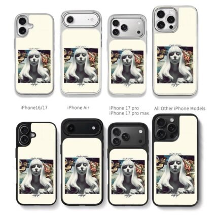 Lady Gaga Artpop Birth of Venus art Chris Brown Phone Case Black Electroplated Silver For Iphone 11 To 17