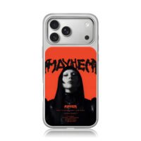 Lady Gaga Mayhem album promo poster iPhone 17 Pro Max Electroplated Silver Case1