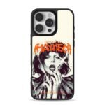 Lady Gaga Mayhem cracked glass art iPhone 16 Pro Max Black Case