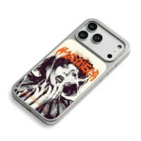 Lady Gaga Mayhem cracked glass art iPhone 17 Pro Max Electroplated Silver Case2