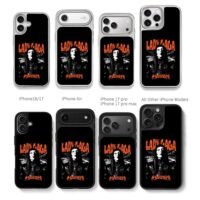 Lady Gaga Mayhem goth portrait Chris Brown Phone Case Black Electroplated Silver For Iphone 11 To 17