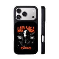 Lady Gaga Mayhem goth portrait iPhone 17 Pro Max Black Case