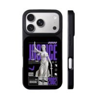 Lady Justice street justice 2002 iPhone 17 Pro Max Black Case