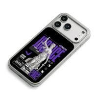 Lady Justice street justice 2002 iPhone 17 Pro Max Electroplated Silver Case2