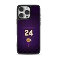 Lakers 24 Kobe Black Mamba design Phone Case for iPhone 11-17 & Samsung Galaxy S24-S26