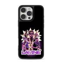 Lamine Yamal FC Barca 19 collage iPhone 16 Pro Max Black Case