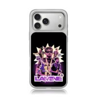 Lamine Yamal FC Barca 19 collage iPhone 17 Pro Max Electroplated Silver Case1