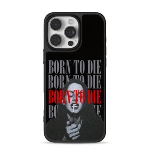 Lana Del Rey Born To Die smoke girl iPhone 16 Pro Max Black Case
