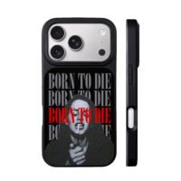 Lana Del Rey Born To Die smoke girl iPhone 17 Pro Max Black Case