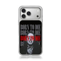 Lana Del Rey Born To Die smoke girl iPhone 17 Pro Max Electroplated Silver Case1