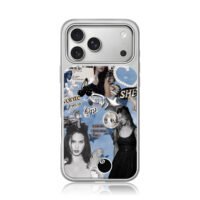 Lana Del Rey Brooklyn Baby collage iPhone 17 Pro Max Electroplated Silver Case1