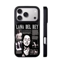 Lana Del Rey Ultraviolence collage iPhone 17 Pro Max Black Case