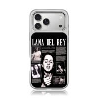 Lana Del Rey Ultraviolence collage iPhone 17 Pro Max Electroplated Silver Case1