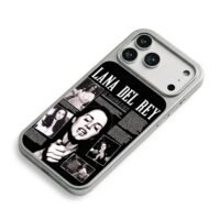 Lana Del Rey Ultraviolence collage iPhone 17 Pro Max Electroplated Silver Case2