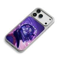 Lando F1 Purple Galaxy Helmet iPhone 17 Pro Max Electroplated Silver Case2