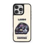 Lando Norris 2023 McLaren SG helmet iPhone 16 Pro Max Black Case
