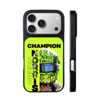 Lando Norris F1 champion racing helmet iPhone 17 Pro Max Black Case