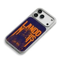 Lando Norris F1 driver helmet 4 art iPhone 17 Pro Max Electroplated Silver Case2