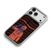 Lando Norris F1 orange racing peace iPhone 17 Pro Max Electroplated Silver Case2
