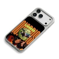 Lando Norris F1 racing helmet iPhone 17 Pro Max Electroplated Silver Case2