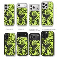 Lando Norris F1 racing yellow art Chris Brown Phone Case Black Electroplated Silver For Iphone 11 To 17