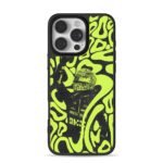 Lando Norris F1 racing yellow art iPhone 16 Pro Max Black Case