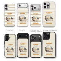 Lando Norris McLaren 2024 F1 helmet Chris Brown Phone Case Black Electroplated Silver For Iphone 11 To 17