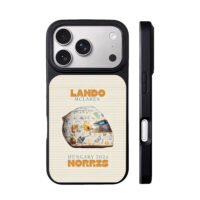 Lando Norris McLaren 2024 F1 helmet iPhone 17 Pro Max Black Case