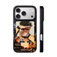 Lando Norris McLaren F1 collage iPhone 17 Pro Max Black Case