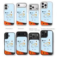 Lando Norris McLaren F1 sponsors 4 Chris Brown Phone Case Black Electroplated Silver For Iphone 11 To 17