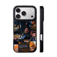 Lando Norris McLaren F1 win collage iPhone 17 Pro Max Black Case