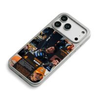 Lando Norris McLaren F1 win collage iPhone 17 Pro Max Electroplated Silver Case2