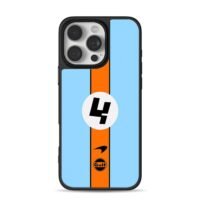 Lando Norris McLaren Gulf livery 4 iPhone 16 Pro Max Black Case