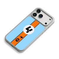 Lando Norris McLaren Gulf livery 4 iPhone 17 Pro Max Electroplated Silver Case2