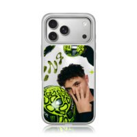 Lando Norris neon green F1 helmets iPhone 17 Pro Max Electroplated Silver Case1