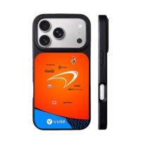 Lando Norris No4 McLaren F1 livery iPhone 17 Pro Max Black Case