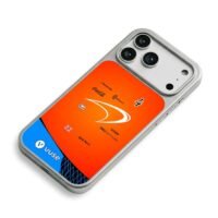Lando Norris No4 McLaren F1 livery iPhone 17 Pro Max Electroplated Silver Case2