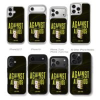 Lando Norris racing helmet dice art Chris Brown Phone Case Black Electroplated Silver For Iphone 11 To 17